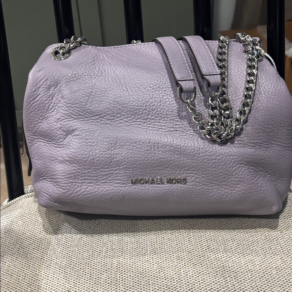 Michael Kors Lilac Chain Shoulder Bag